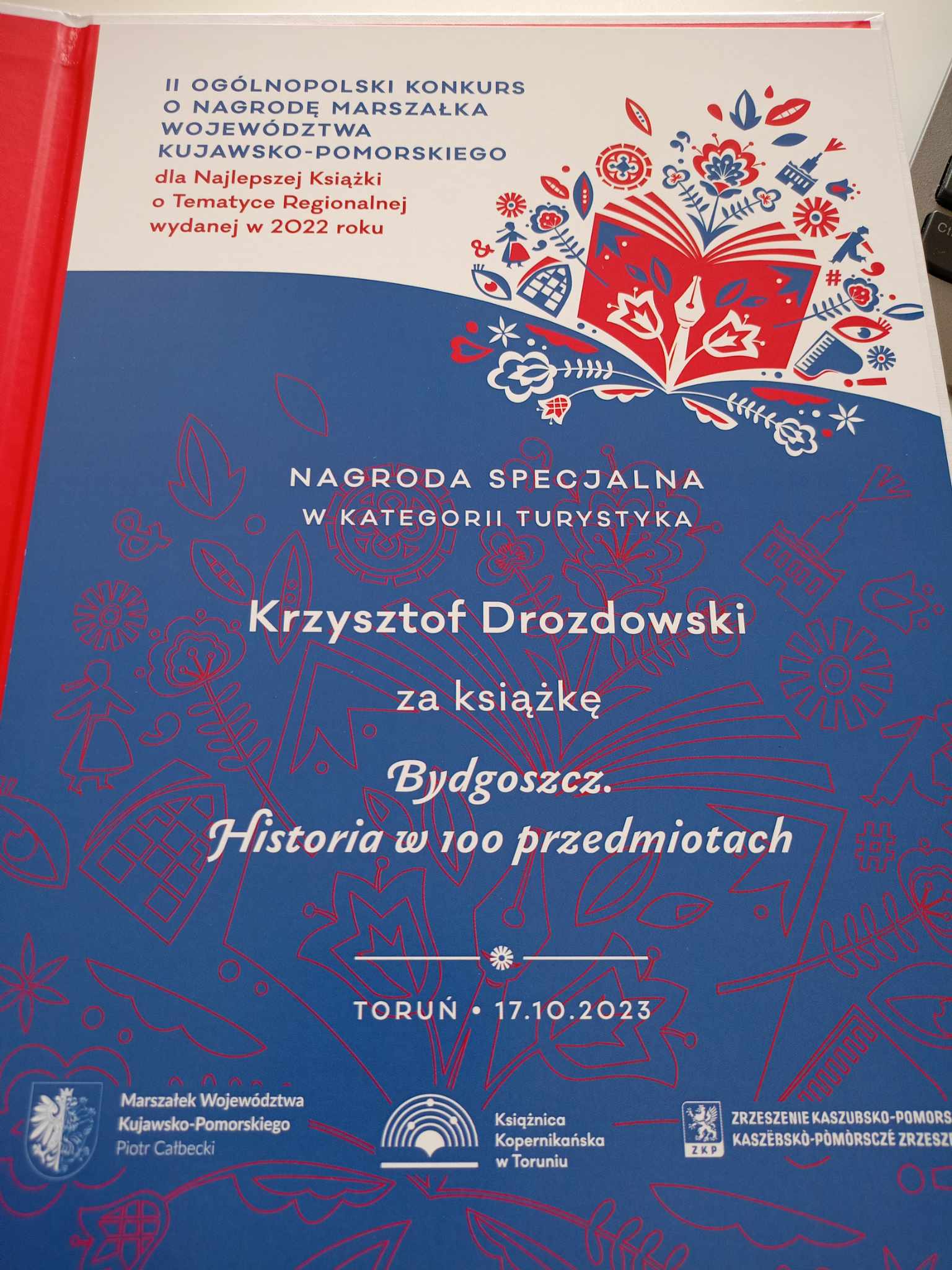 Nagroda za najlepszą książkę regionalną w kategorii turystyka